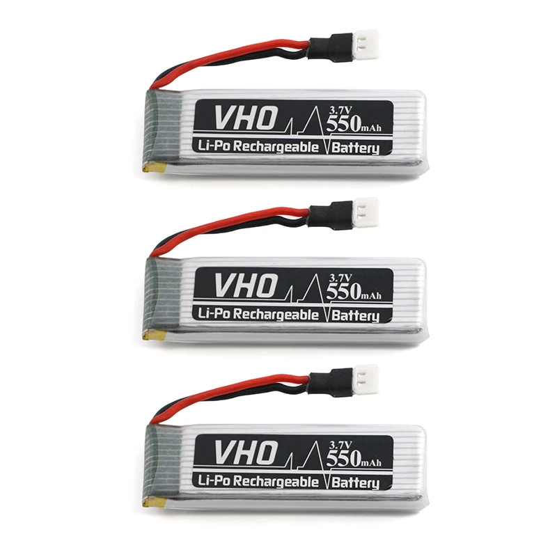 VHO 3 шт. 550 мАч 7 в Lipo батарея для JJRC H37 Eachine E50 SYMA X5HC X5HW GoolRC T37 Wltoys V930 V977 V988 RC Дрон