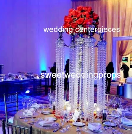 new comming acrylic crystal wedding pillars columns for aisle decoration | Дом и сад