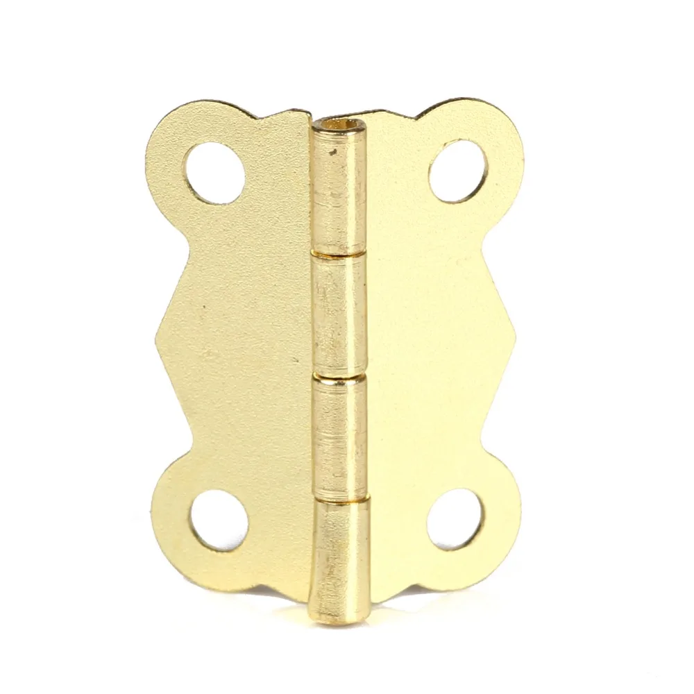 Специальная конструкция 10 шт. мини-железный бабочка петли кабинет ящика дверь