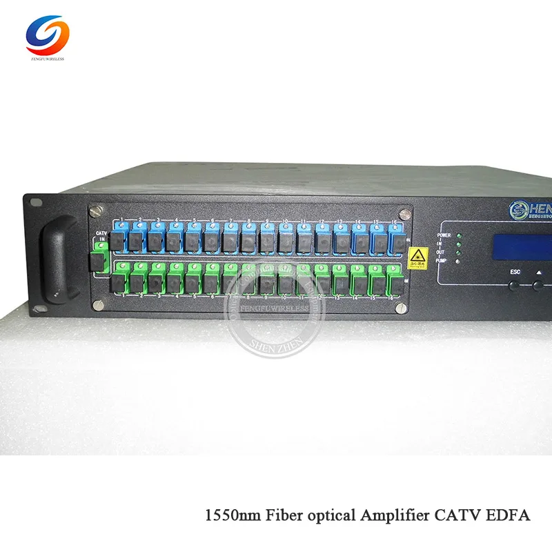 Лучшая цена FTTH SC/APC SC/UPC CATV сеть 1550 нм 32 порта 23dbm PON EDFA высокомощный оптический