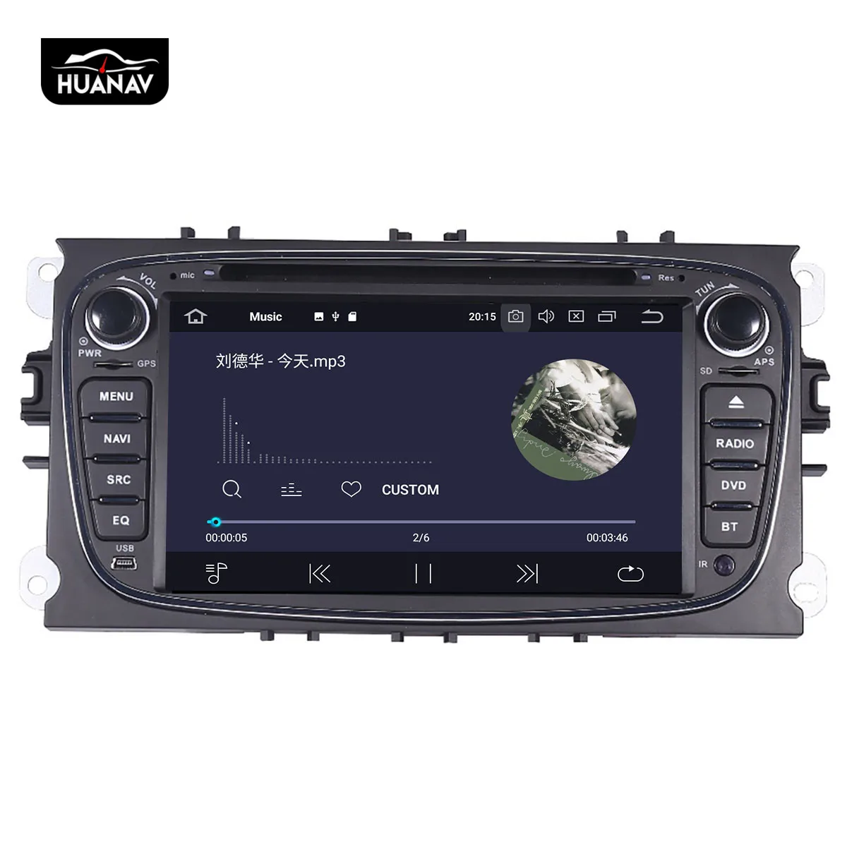 Android9.0 автомобильный DVD плеер GPS Навигация стерео Мультимедиа для Ford Focus 2004 2011