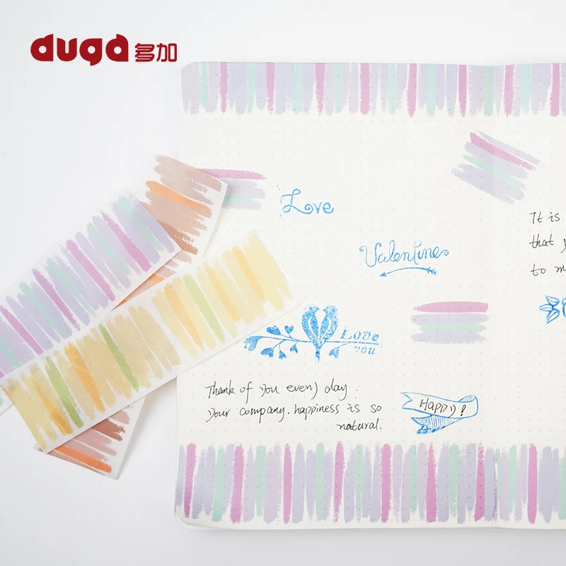 Цветной Фломастер стиль 40 мм японская васи лента Сделай Сам скрапбук бумажная