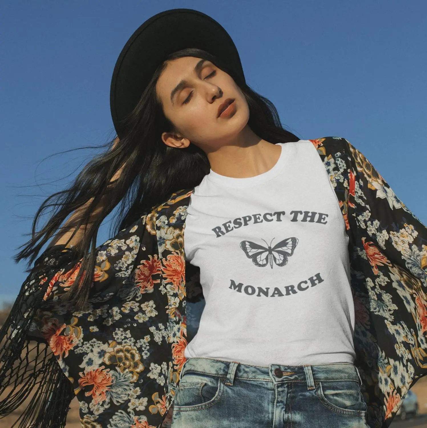 С уважением относимся к MONARCH футболка camisetas эстетику в винтажном стиле