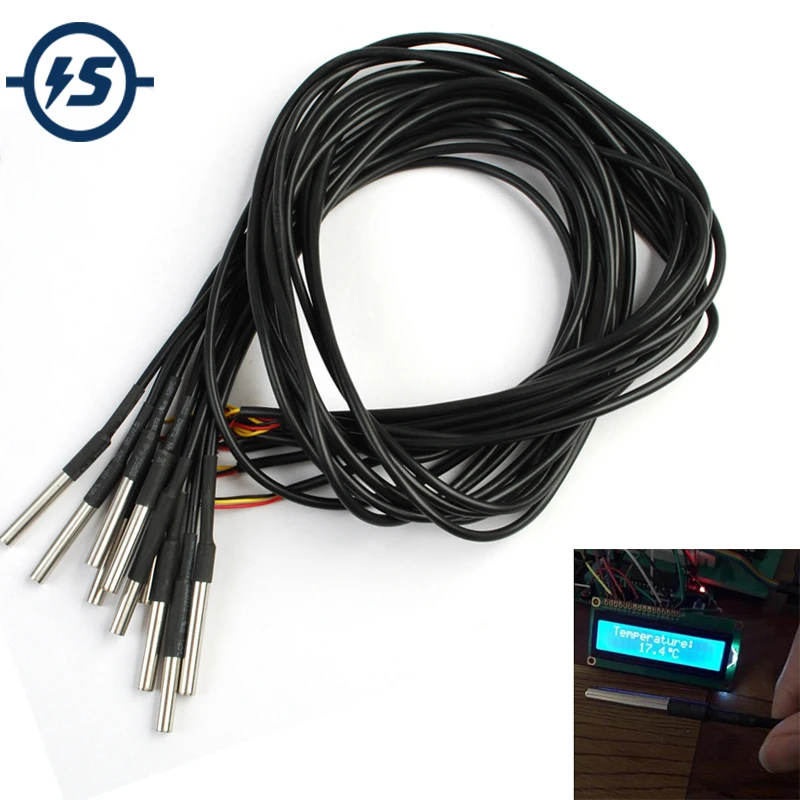 2 шт. водонепроницаемый цифровой термометр для Arduino|sensor digital|sensor ds18b20sensor sensor |
