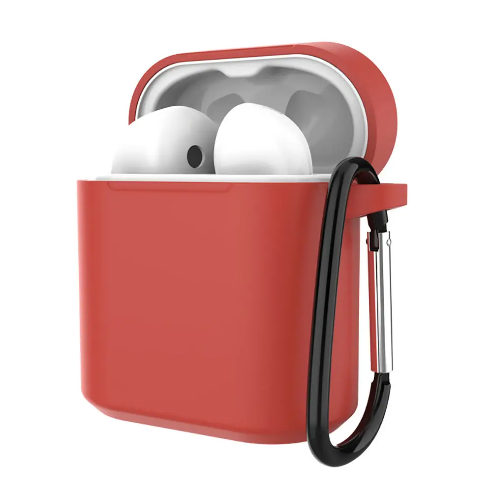 red case 5 шт./компл. силиконовые Беспроводной Bluetooth футляр для наушников для Honor flypods/Honor flypods Pro/huawei FreeBuds 2 Pro вкладыши - Цвет: red case