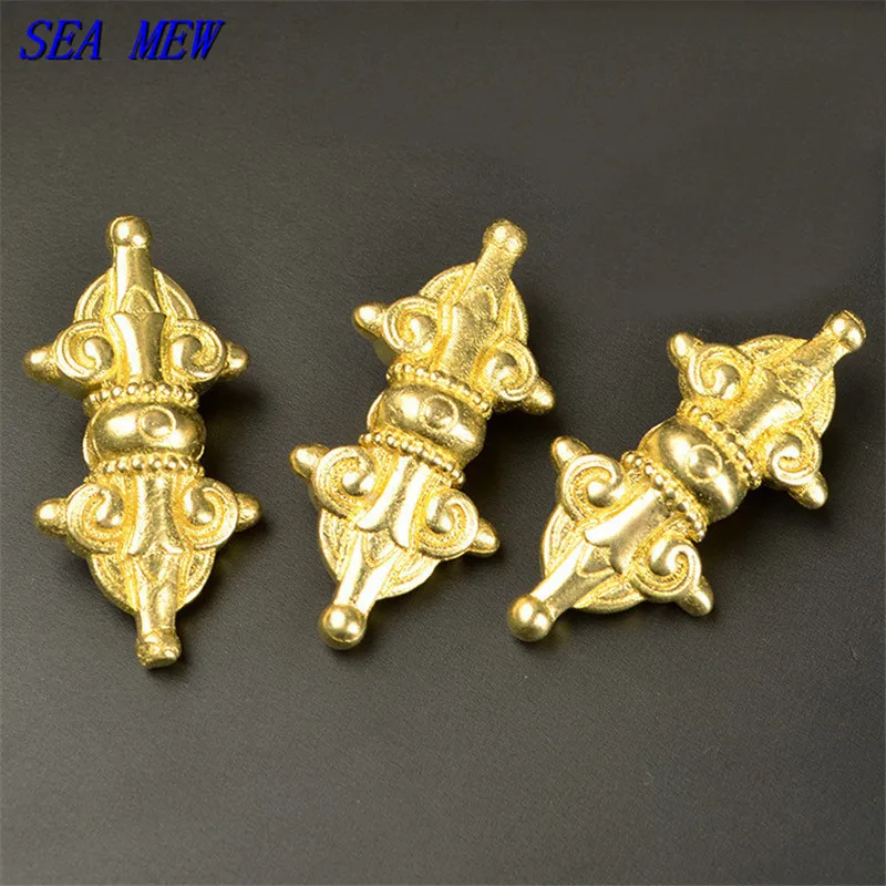SEA MEW 17 мм * 35 тибетский буддийский чистый сырой латунь Vajry пестик Vajra колокольчик