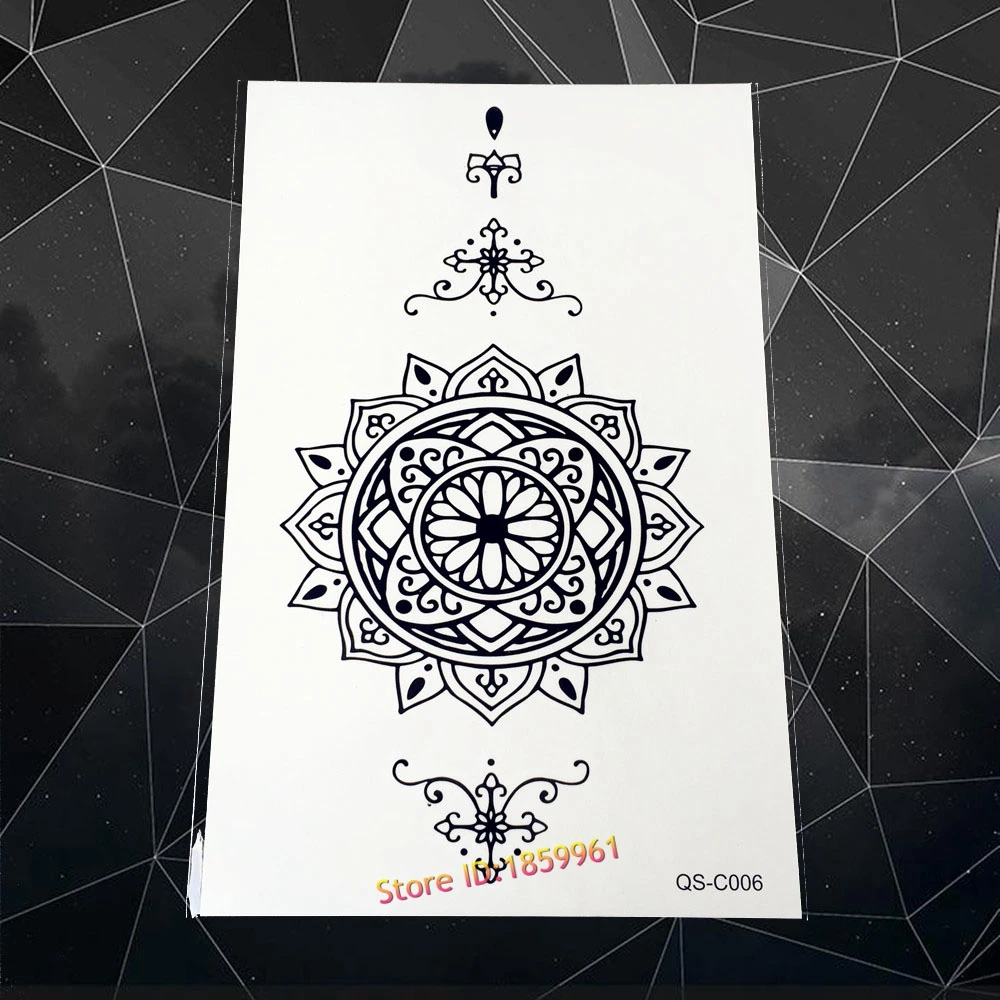 Водостойкая временная татуировка для женщин наклейки с имитацией цветка вишни