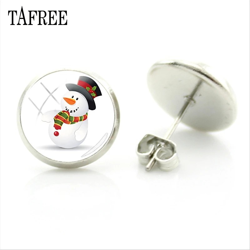 TAFREE 2018 новые модные брендовые ювелирные изделия стеклянный купол серьги