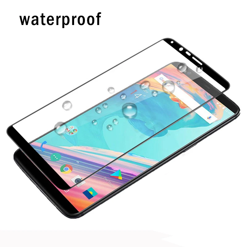 9H полное покрытие защитное стекло для Oneplus 5 T Защитное экрана T5 Oneplus5 пленка Glas ONE