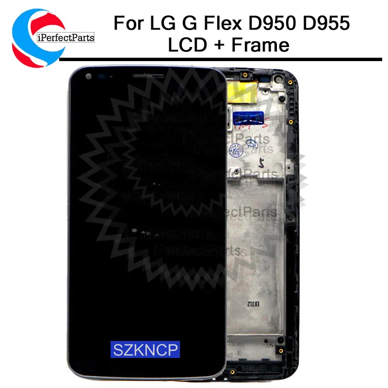100% протестированный ЖК-дисплей с рамкой для LG G Flex D950 D955 D958 D959 F340 LS995 сенсорный