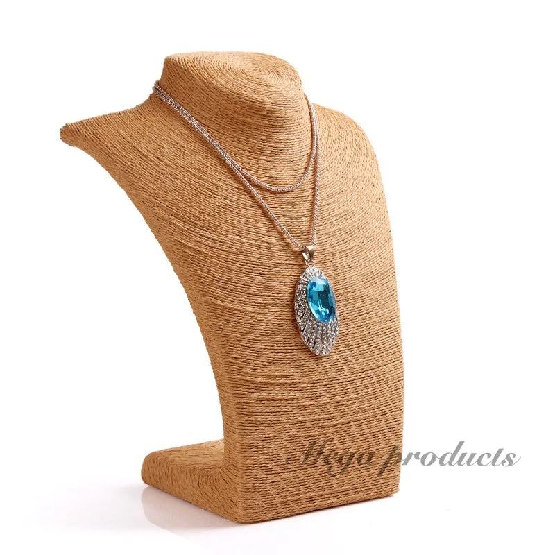 28 см Желтые шнуры ювелирные изделия манекены модель дисплей полка Стенд Подвеска