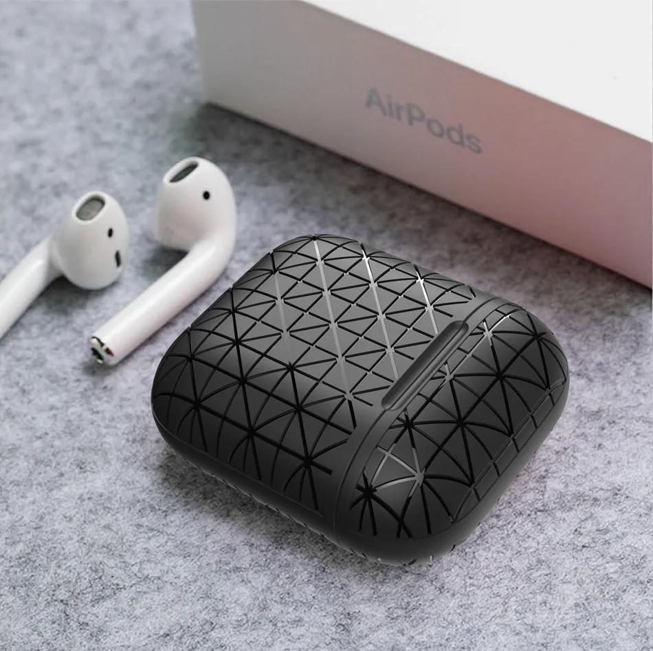Black Силиконовый чехол для Apple Airpods, беспроводные Bluetooth наушники для AirPods, чехол s Для Air Pods, чехол, защита для наушников - Цвет: Black