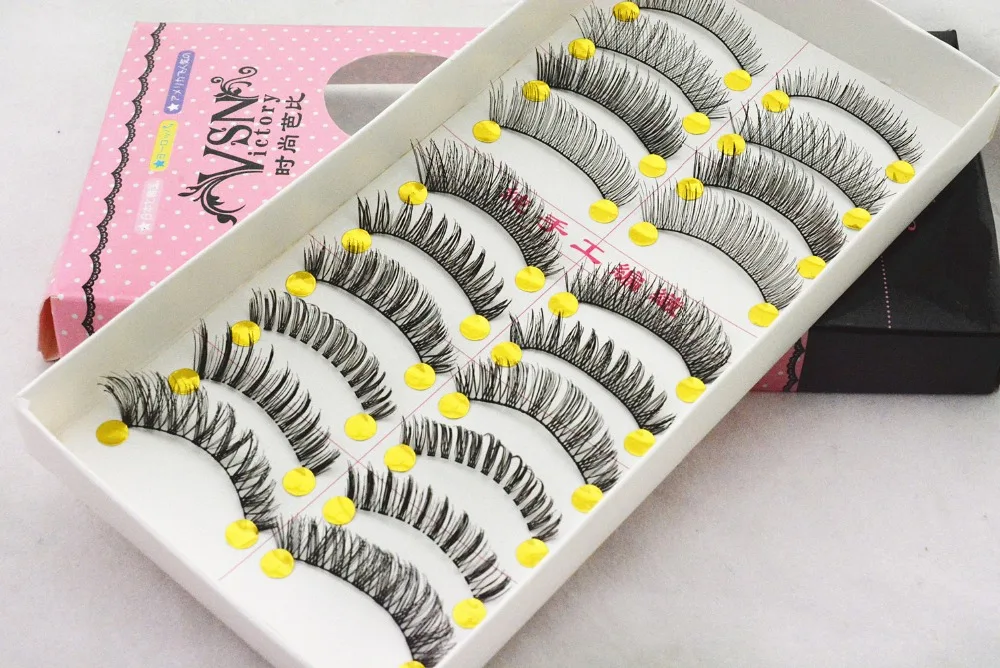 10 пар накладных ресниц 3D ручной работы накладные ресницы для наращивания