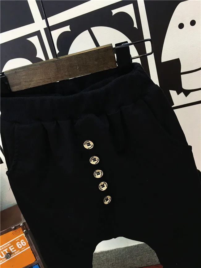 Модные корейские спортивные штаны коллекция 2017 года осенне зимние теплые