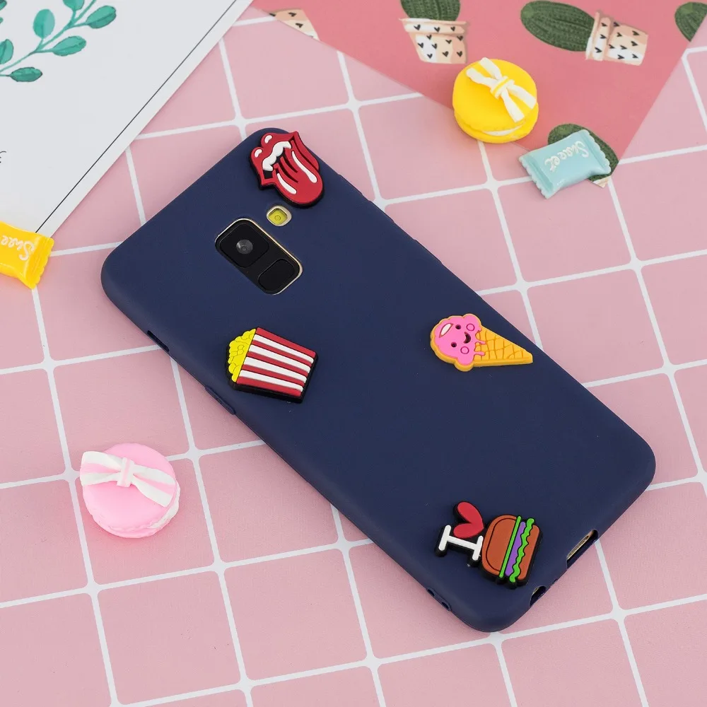 Мягкий силиконовый чехол из ТПУ для Samsung Galaxy J4 J6 A6 A8 Plus A9 A7 2018|Бамперы| |