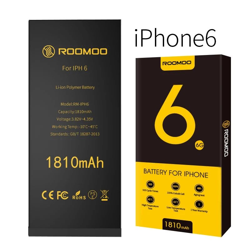 Запасная батарея мобильного телефона для iPhone 5/5S/5SE 5C/6 6s смартфон Замена батареи с подарочной коробкой Прямая поставка
