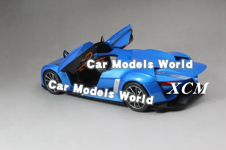 Литая под давлением модель автомобиля для Norev GT концепция автомобиля 1:18(синий)+ маленький подарок