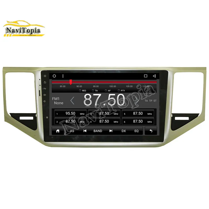 NAVITOPIA 1024*600 четырехъядерный/Восьмиядерный 2G + 32G Android 8 1 автомобильный DVD gps для VW