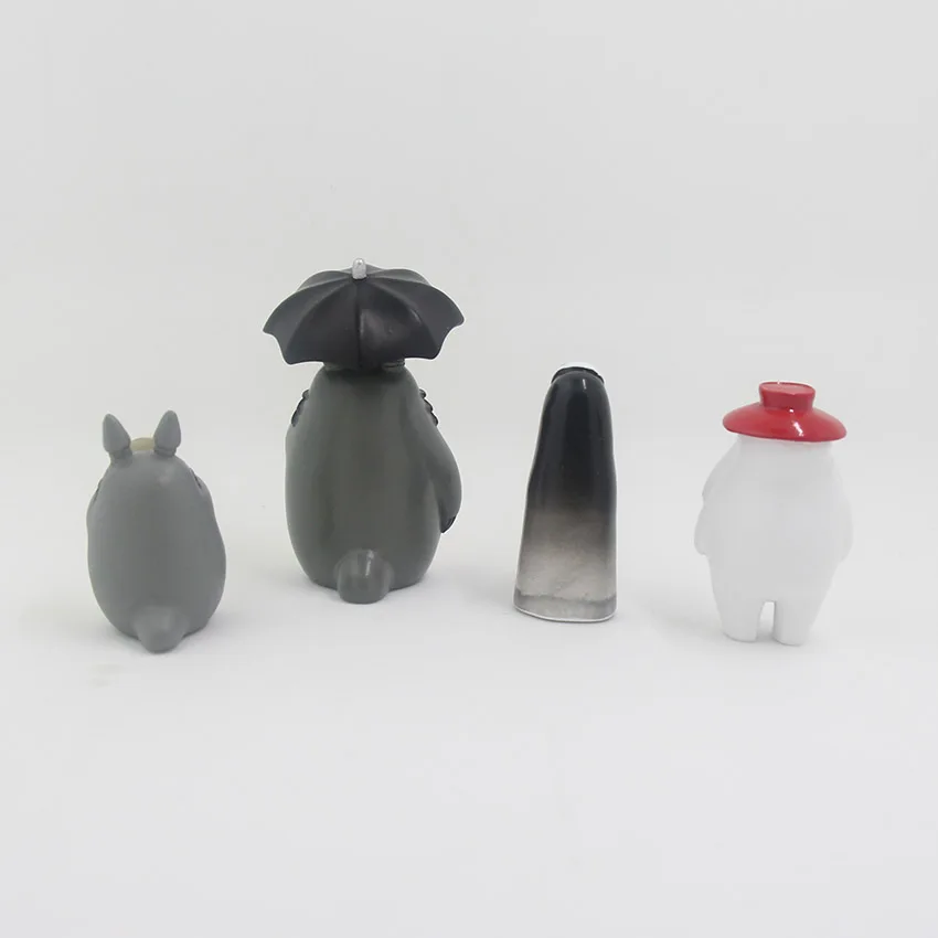 Аниме Мой сосед Тоторо милый ПВХ мини фигурка без лица человек коллекция