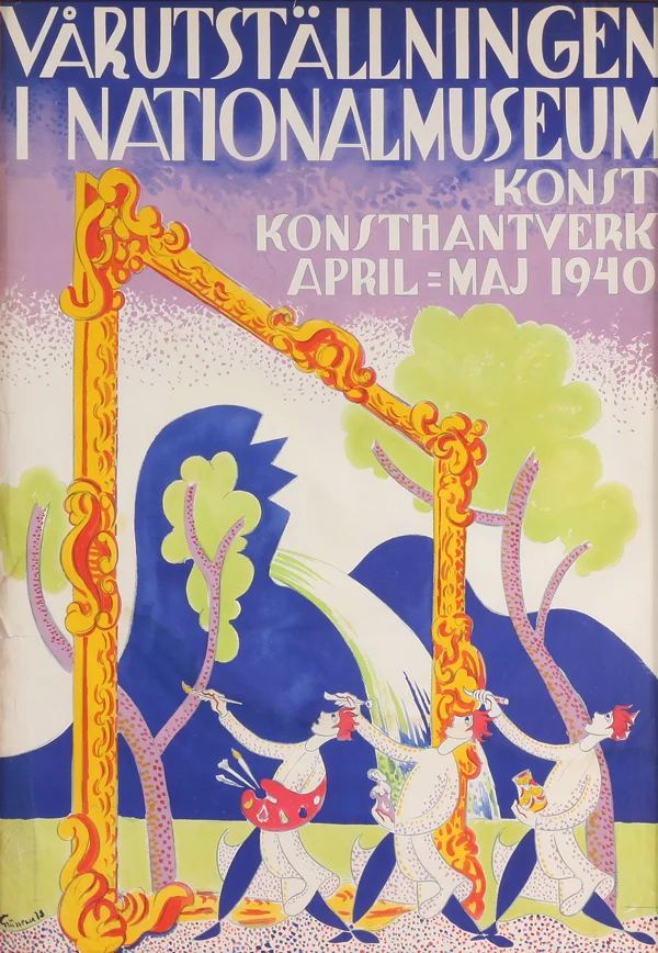 Einar Nerman коллекция иллюстраторов из Швеции художественный ретро ВИНТАЖНЫЙ ПЛАКАТ