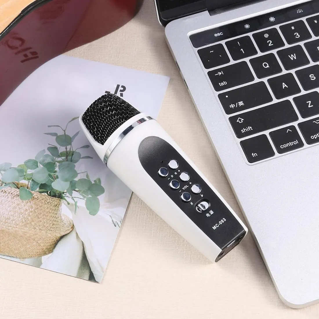Портативный мини микрофон с функцией смены голоса 4 режима|Микрофоны| |