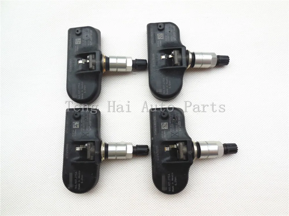 XYQPSEW набор из 4 для TPMS шин Датчик давления мониторинга 1K0907275A, 1K0907255C, 1K0907253D