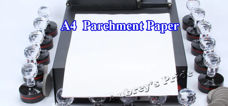 Free Shipping 20Sheets A4 Parchment Paper and Isolating Film for Photosensitive Flash Stamp Selfinking Stamping Making Printing