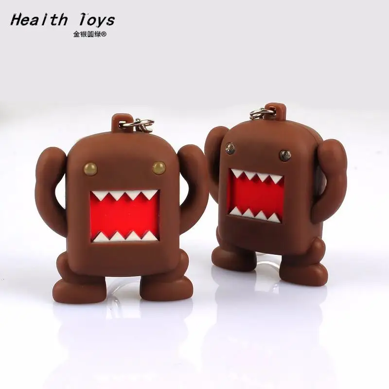 Так здорово! Ультра яркий светодиодный милый мини Domo kun фигурка игрушки фонарик