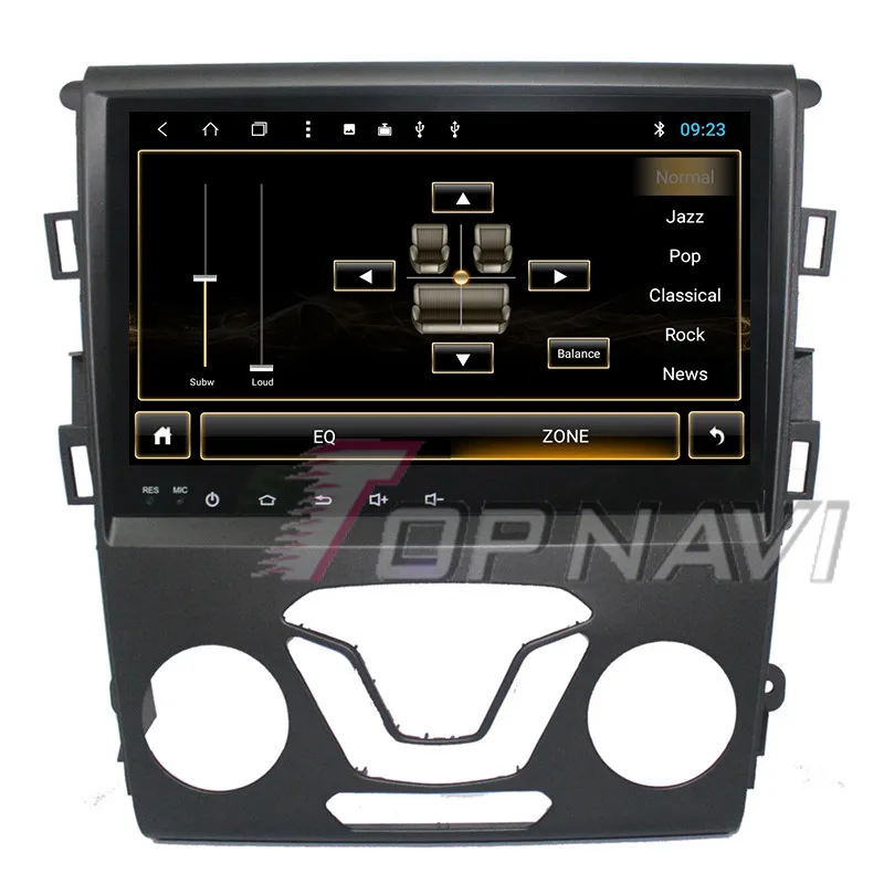 Автомагнитола 9 дюймов Android 8 1 GPS-навигация для Ford Mondeo 2013 Авторадио мультимедийный