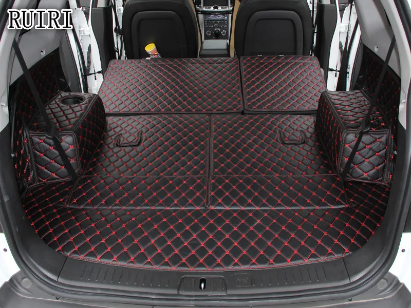 Высшее качество! Специальные коврики для багажника автомобиля Chevrolet Captiva 7 мест