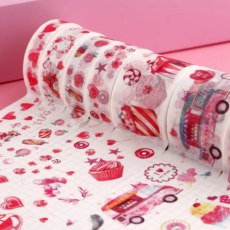 24 шт./компл. декоративная клейкая лента для украшения торта|Офисный скотч| |