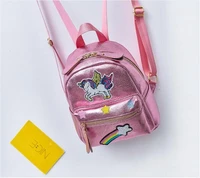 2022 leather mini travel backpacks sequins unicorn backpacks fashion multi functional bags drop shipping xc17