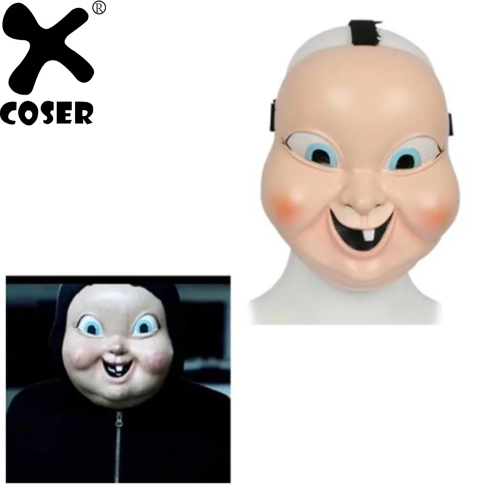 XCOSER счастливый день смерти маска реквизит для косплея смолы полный маски