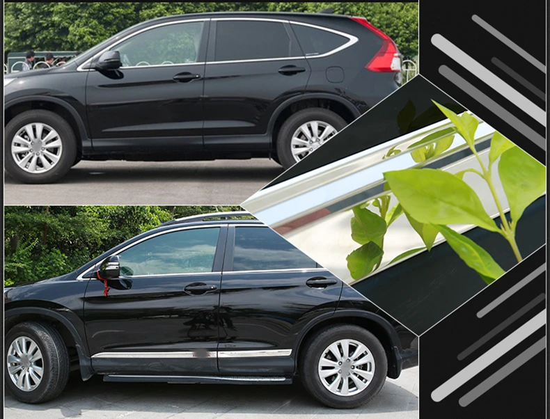 Аксессуары для Honda CRV CR V 2012 2016 хромированные abs дверные боковые линии декоративная