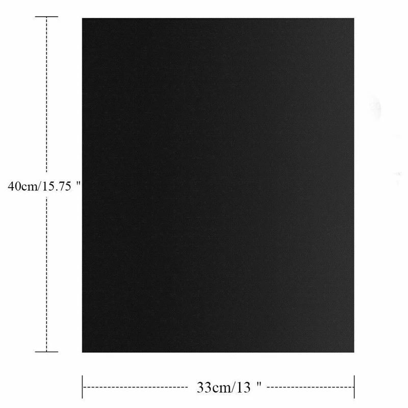 Черный Non-Stick Barbecue BBQ Grill Mat Reusable Grillmat Teflon Heat Resistant Baking Barbecue Cooking Mat For Home Restaurant Outdoor - Цвет: Черный