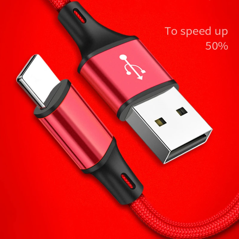 Micro USB кабель для быстрой зарядки Samsung S7 Xiaomi Redmi Mi 8 Note 5 Pro 6A Type C зарядное устройство