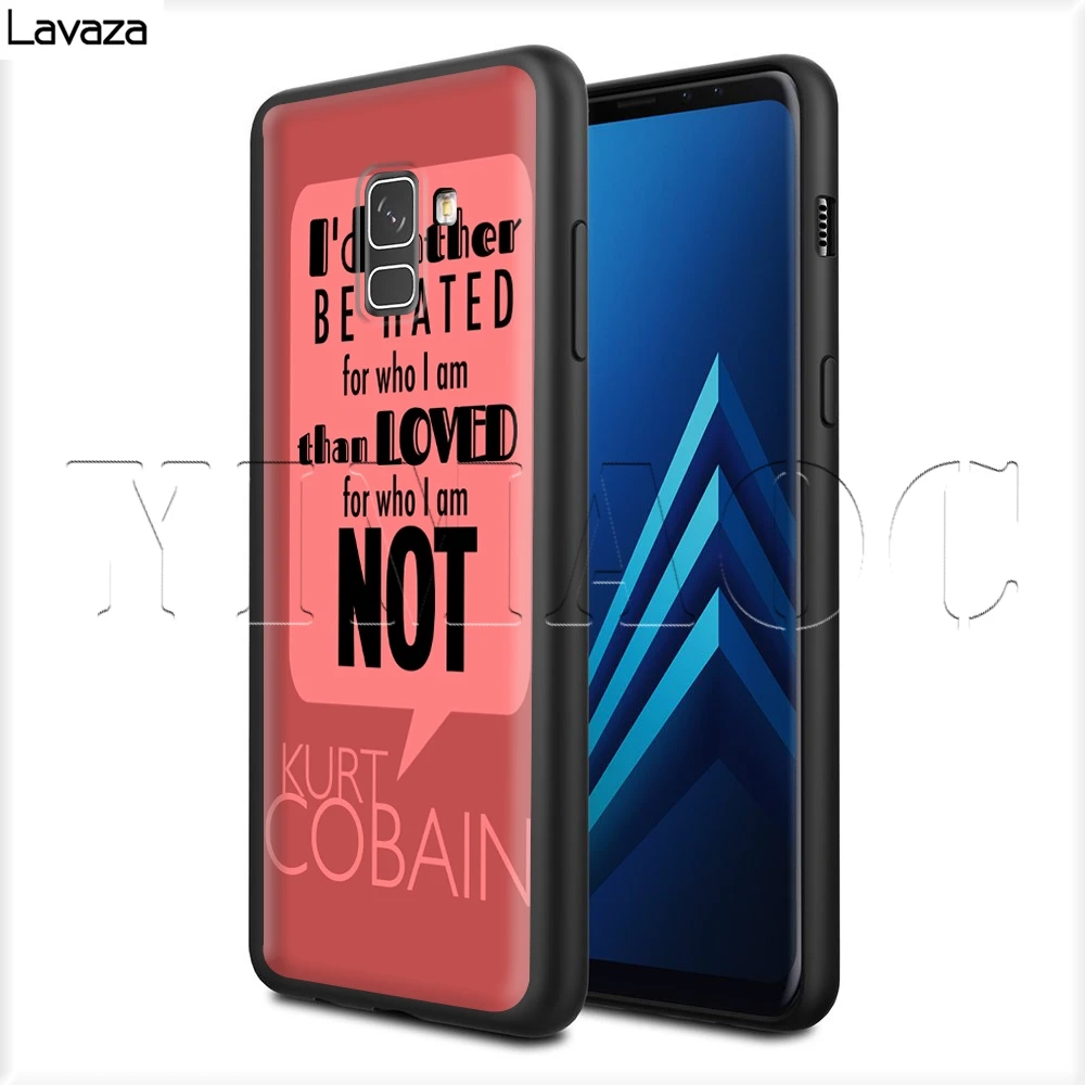 Lavaza Nirvana Kurt Cobain чехол для Samsung Галактики S6 S7 край J6 S8 S9 S10 плюс A3 A5 A6 A7 A8 A9 Note 8 9 |