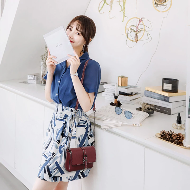 Nevenka Leather Handbag Female Chain Shoulder Bag Small Crossbody Bags Ladies Mini Flap for Women 2019 | Багаж и сумки