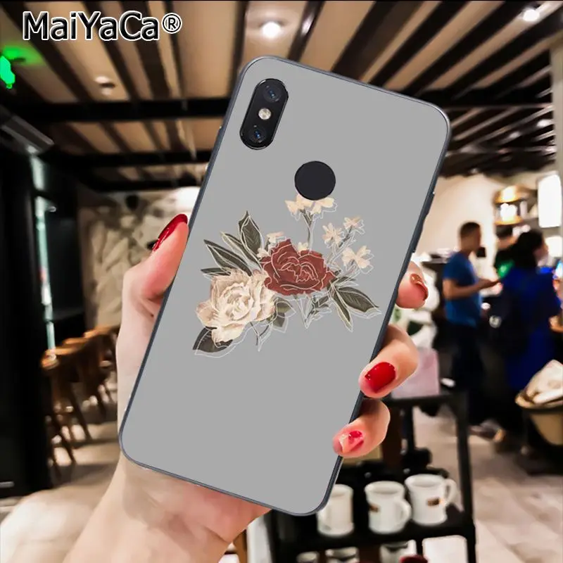 MaiYaCa любовь страсть Желтая роза Подсолнух искусство эстетика PhoneCase для Xiaomi Redmi8 4X 6A