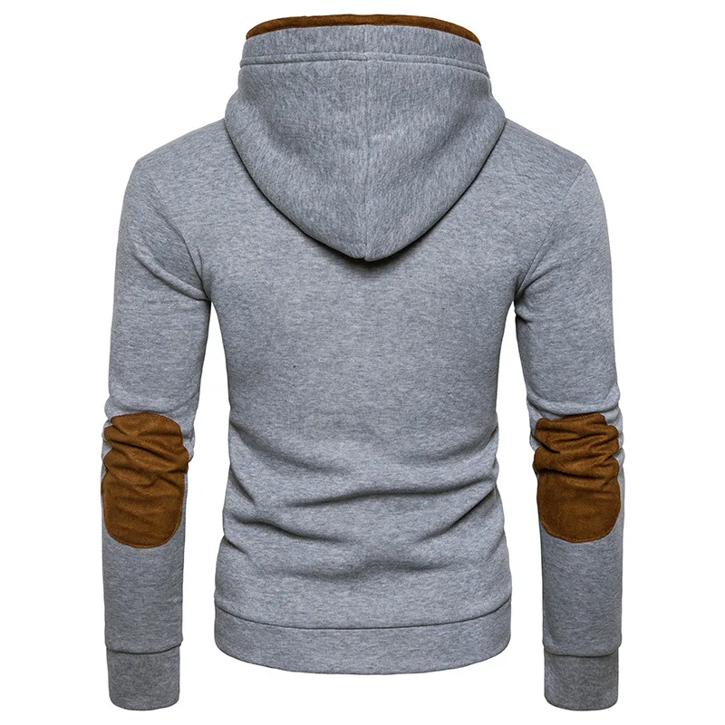 

Mens Hoodies Casual Cotton Sweatshirt Autumn New Cardigan Autumn Winter Brand Fashion Solid Pullover Hip Hop Hoodie Homme