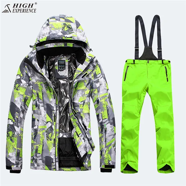 green set Горнолыжный костюм мужской,сноуборд,лыжный костюм мужской,куртка мужская зимняя, лыжный костюм,горнолыжный костюм,лыжи,лыжная куртка,зимний костюм, горнолыжная куртка мужская,костюм горнолыжный,куртка горнолыжная - Цвет: green set