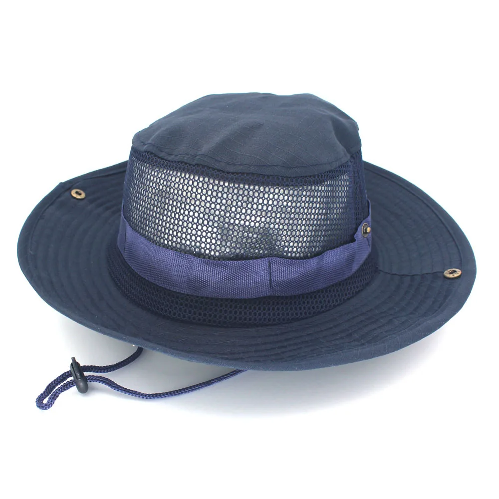 Mesh Navy Doal уличная Классическая Армейская Кепка, шапка для рыбалки, походная солнцезащитная Кепка в стиле джунглей для мужчин и женщин, камуфляжная Военная Кепка - Цвет: Mesh Navy