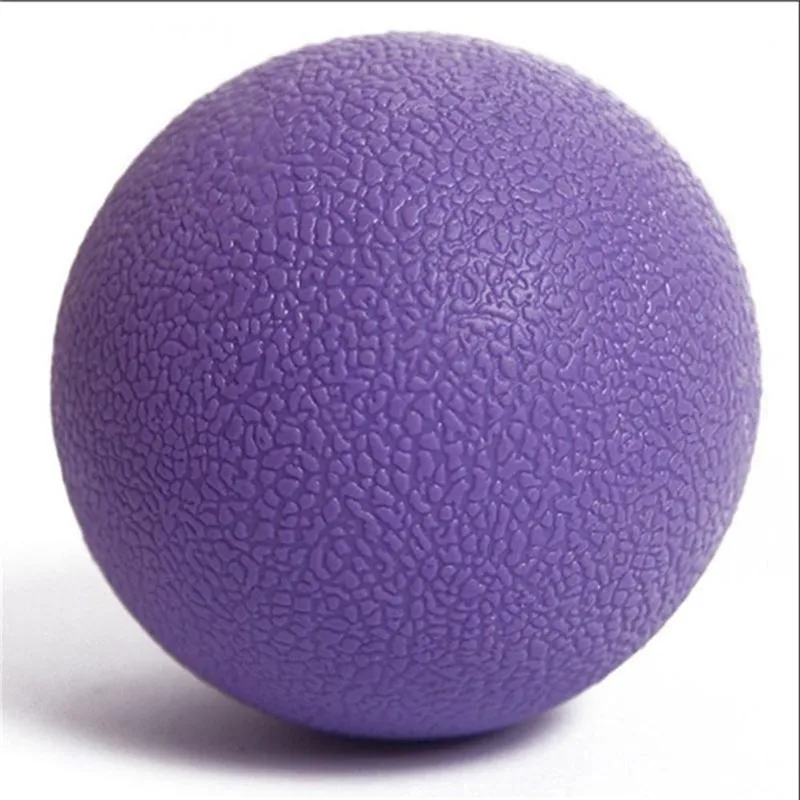 Purple 6,35 см мяч для Лакросса подвижный Миофасциальный триггер точечный релиз массаж тела Йога Фитнес Мячи - Цвет: Purple