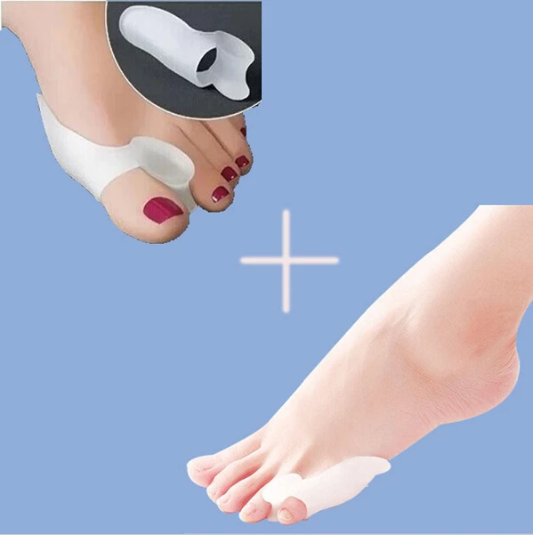 Силиконовый гель-сепаратор для пальцев ног вальгусный протектор большого пальца