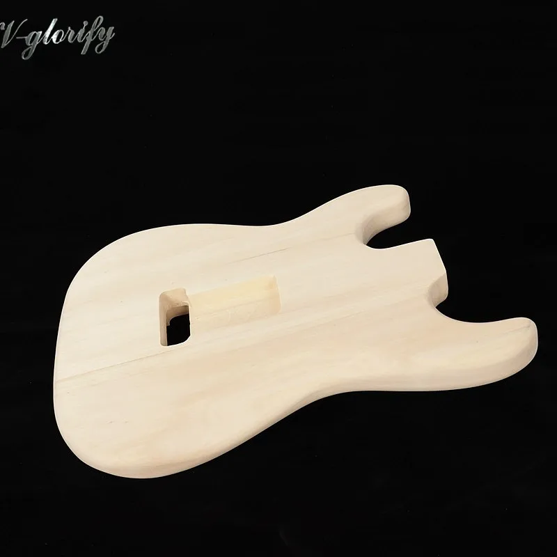 Цвет древесины Floyd Rose фрезерование ST гитары тело тополя дерева