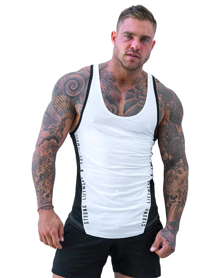 2019 спортивные майки мужские s Нижнее белье спортивная одежда Лоскутная