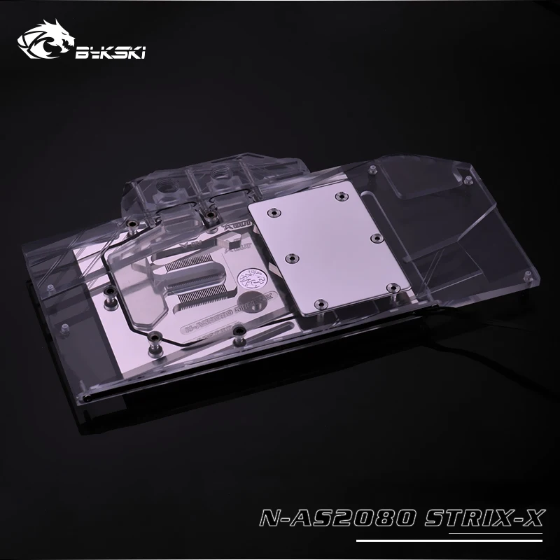 Bykski N AS2080STRIX X блок водяного охлаждения GPU для ASUS ROG STRIX RTX2080 O8G GAMING|Жидкостные