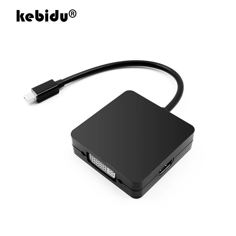 3 в 1 Mini Displayport DP для Thunderbolt к DVI VGA HDMI конвертер адаптер кабель Для iMac Mac Pro Air Book