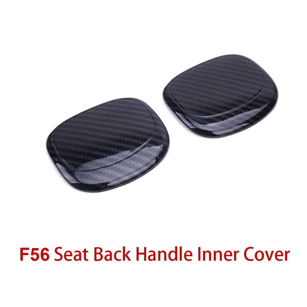 F56Sear Handle Cover Для MINI Cooper хэтчбек F56 полностью внутренняя наклейка из углеродного волокна наклейка крышка ручка вентиляционная консоль панель Корпус чехол Аксессуары - Название цвета: F56Sear Handle Cover
