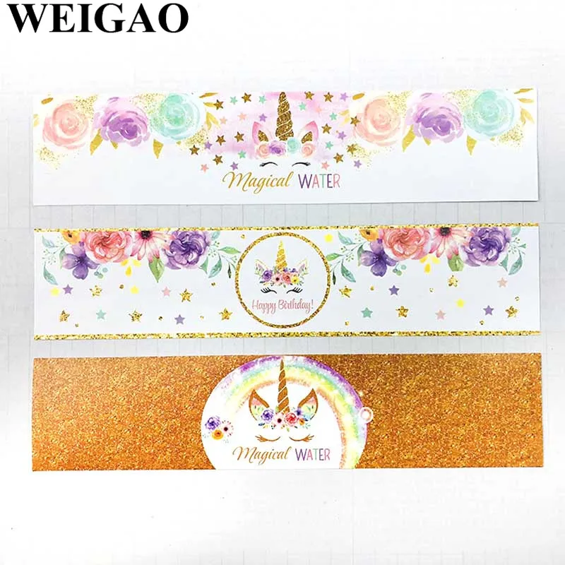 WEIGAO 24 шт. фотообои с единорогом | Дом и сад